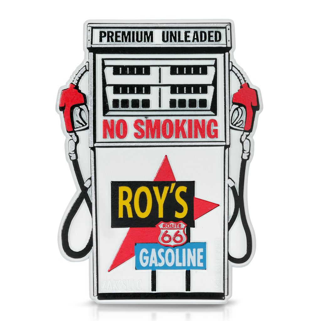 Roy's Motel Cafe Gasoline Station Magnet