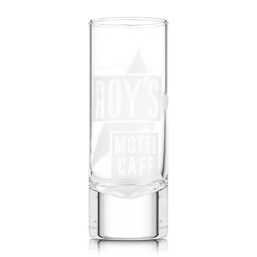 Route 66 Roy's Motel & Cafe Tall Shot Glass