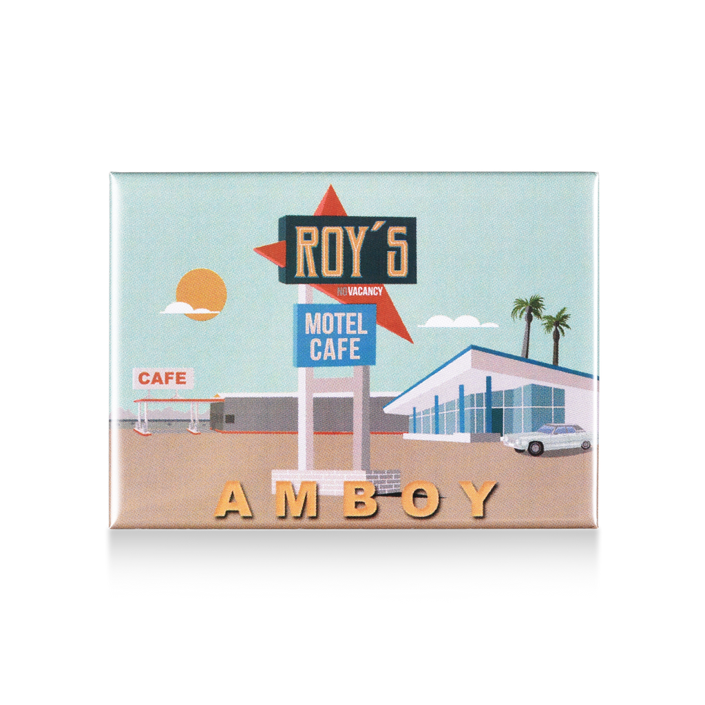 Roy's Motel and Cafe Original Colorful Cartoon Magnet