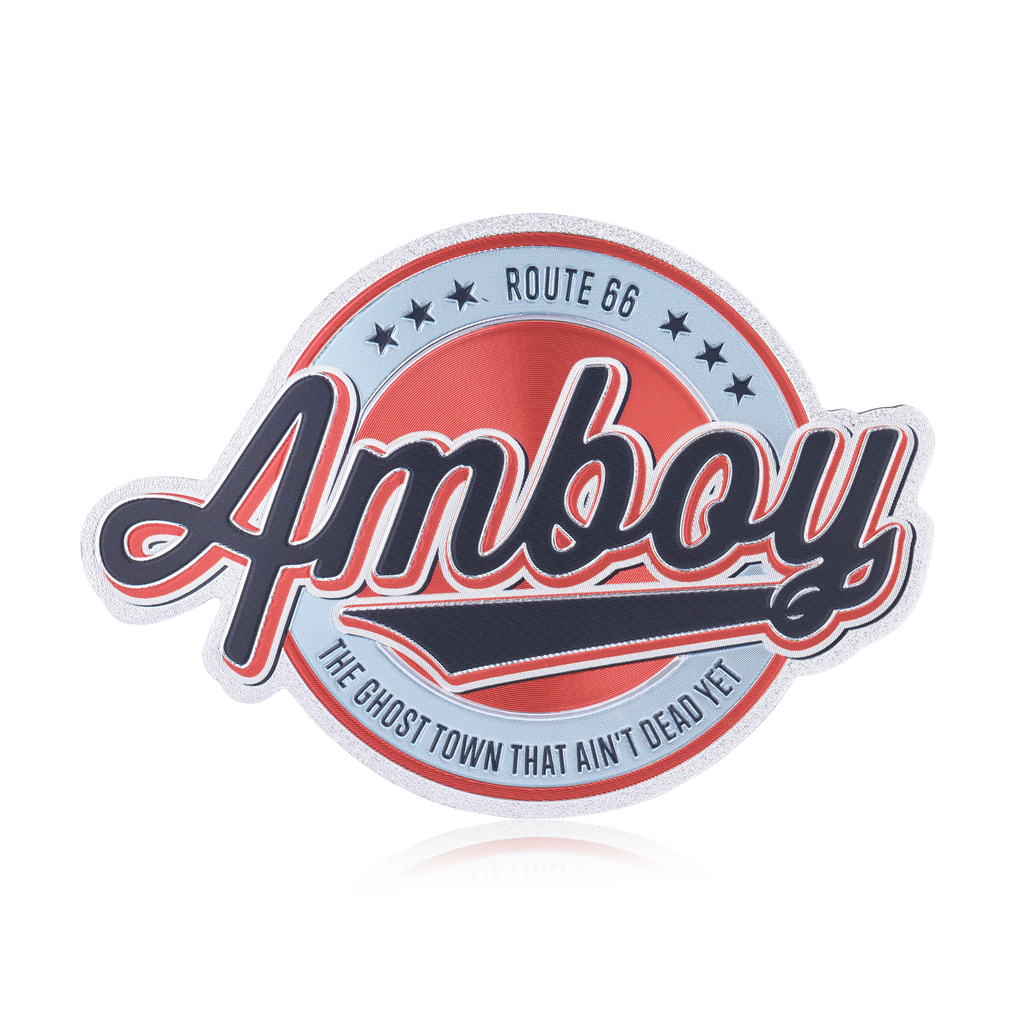 Amboy Logo Metallic Magnet