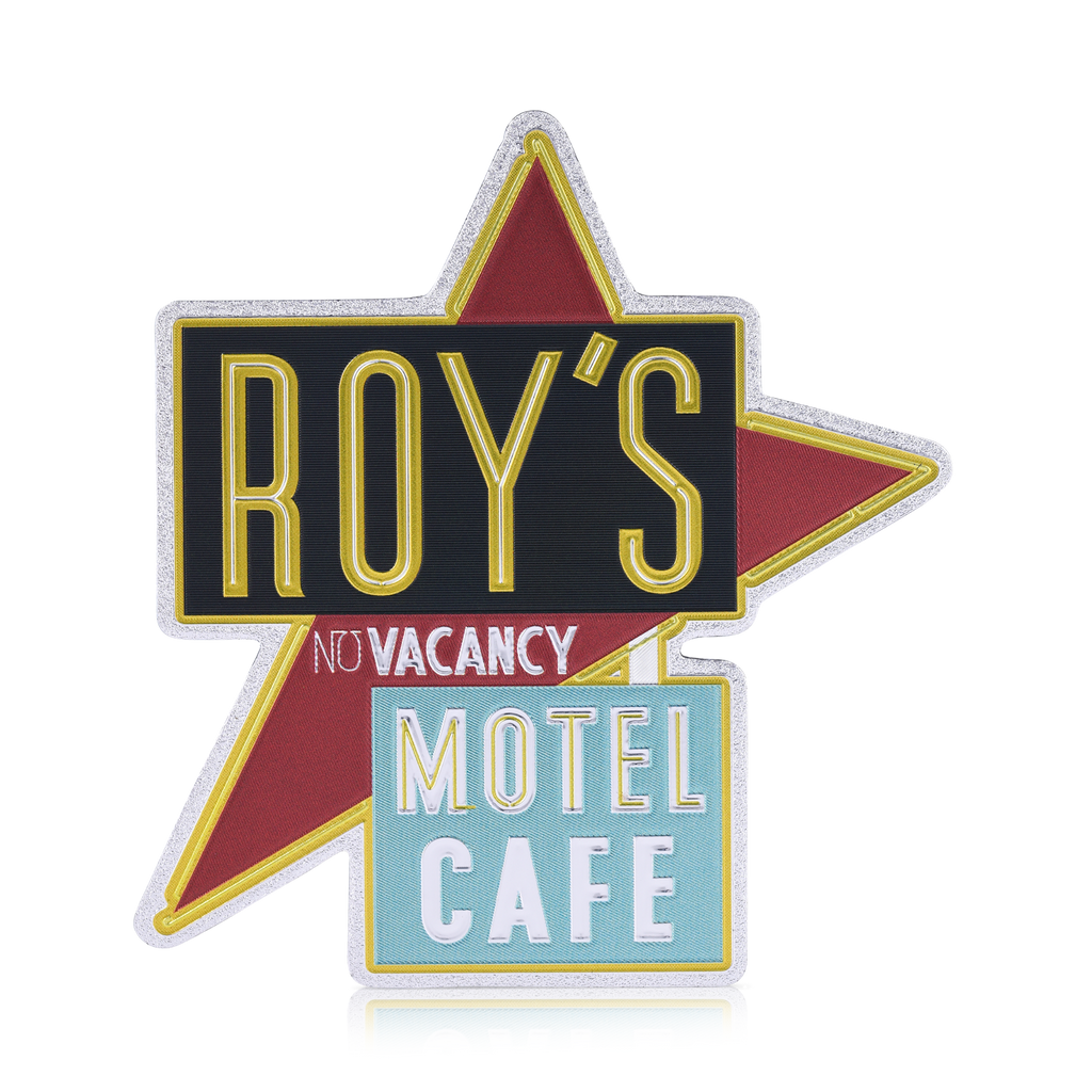 Roy's Motel & Cafe Metallic Magnet